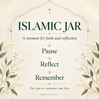 Islamic Jar — pause, reflect and remember